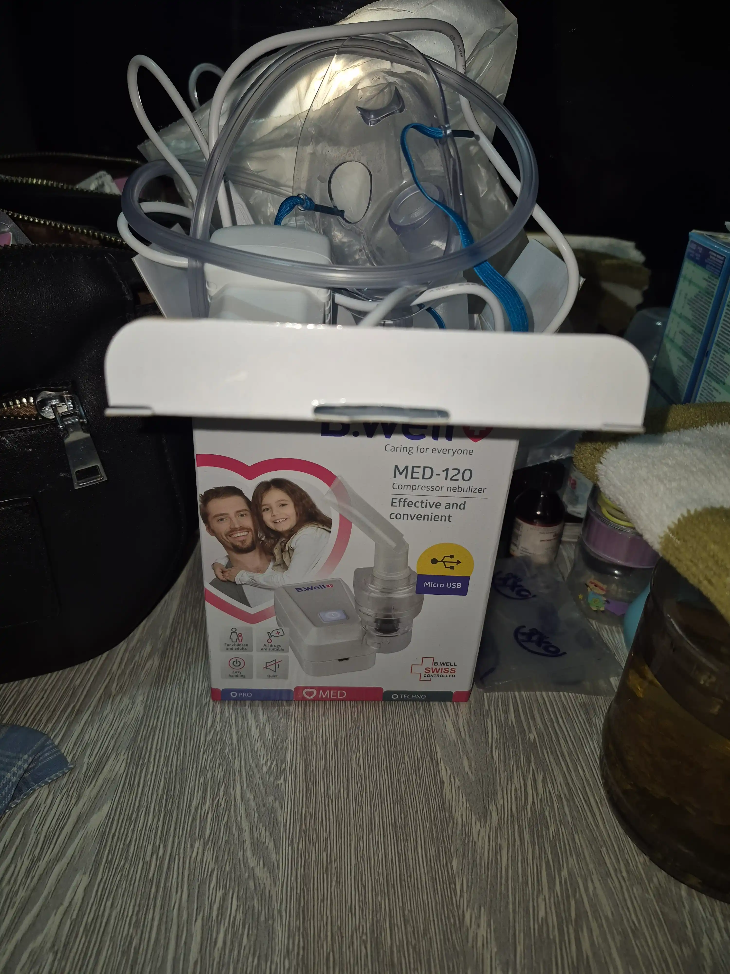 Ingalyator, nebulayzer, kompressor MED-120 (B.Well)