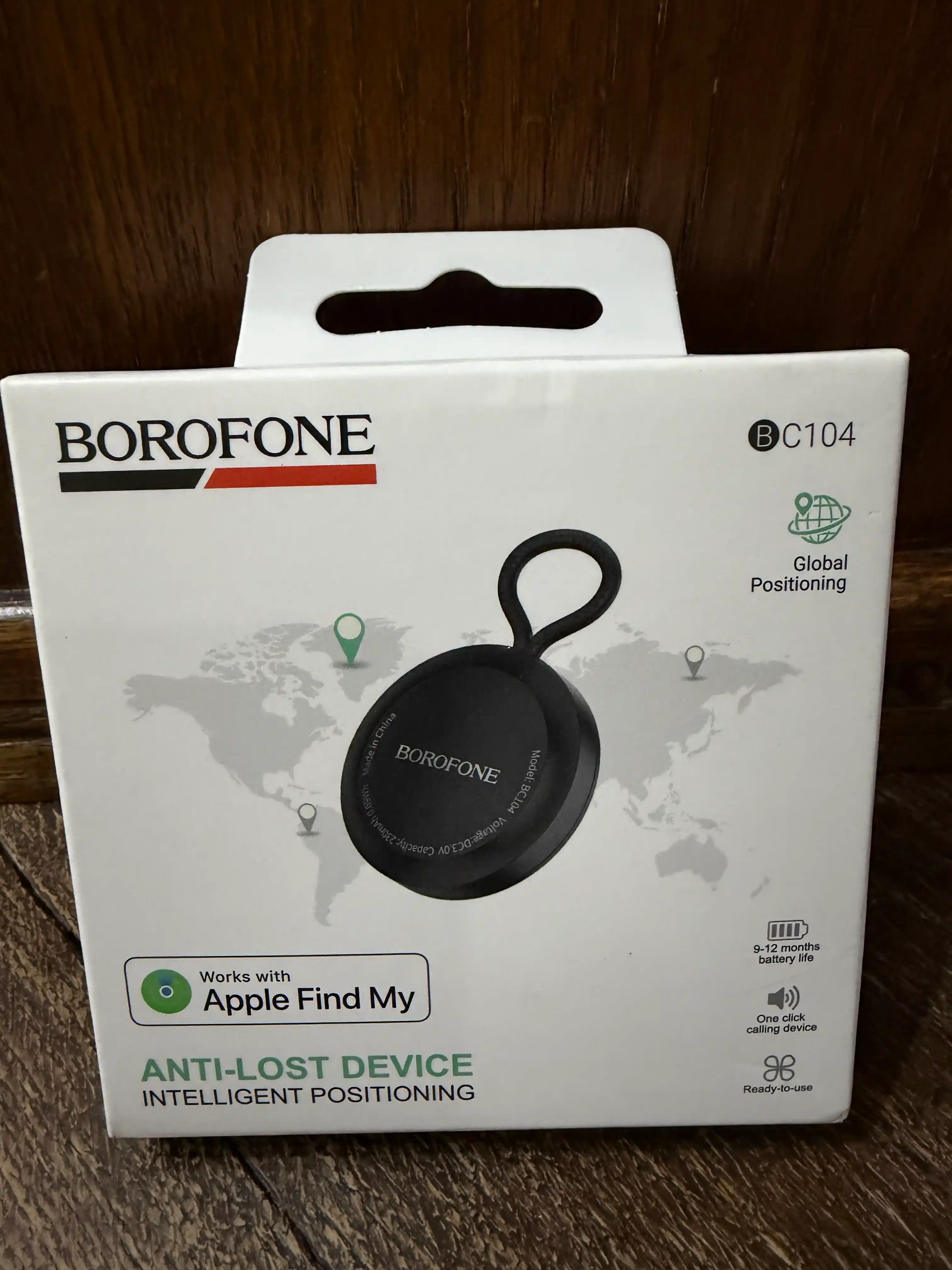 IOS GPS Трекер BOROFONE BC104 для авто, рюкзаков, ключей и животных