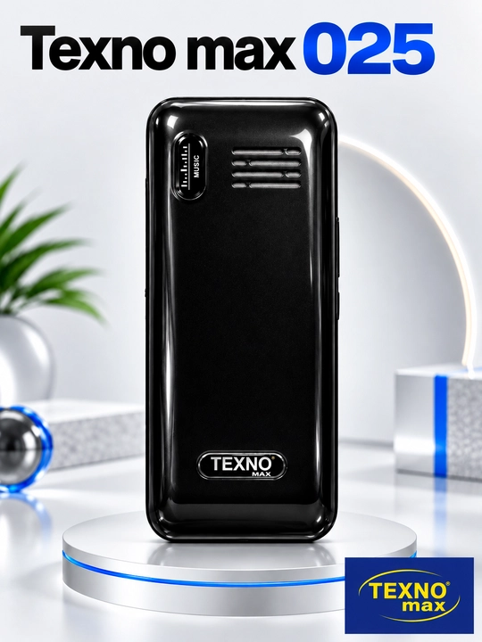 Texnomax 025 tugmali telefon — 2 ta SIM, yorqin ekran va qulay interfeys bilan