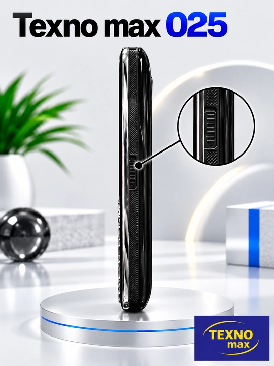 Texnomax 025 tugmali telefon — 2 ta SIM, yorqin ekran va qulay interfeys bilan