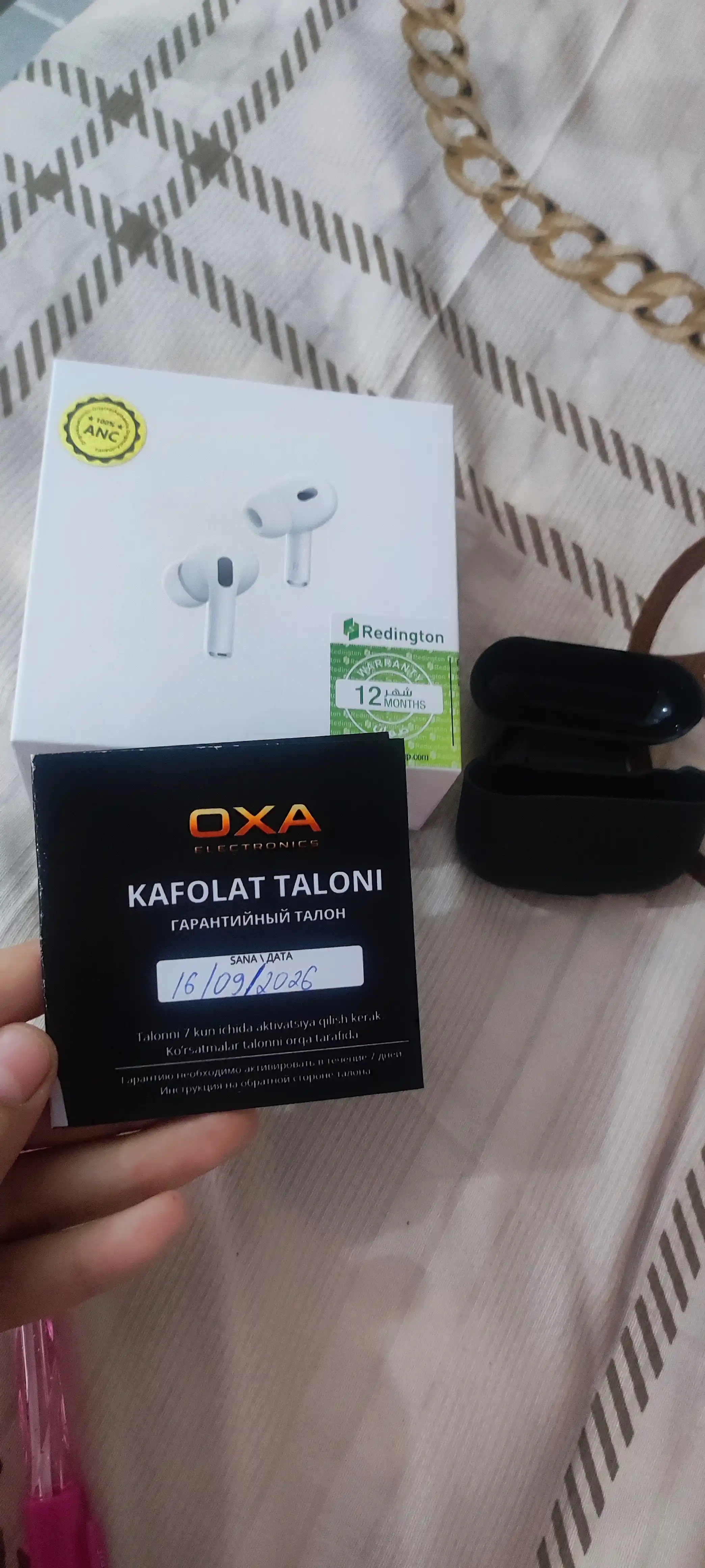 Simsiz quloqchinlar Pods Pro 2, sensorli Bluetooth, iPhone va Android uchun