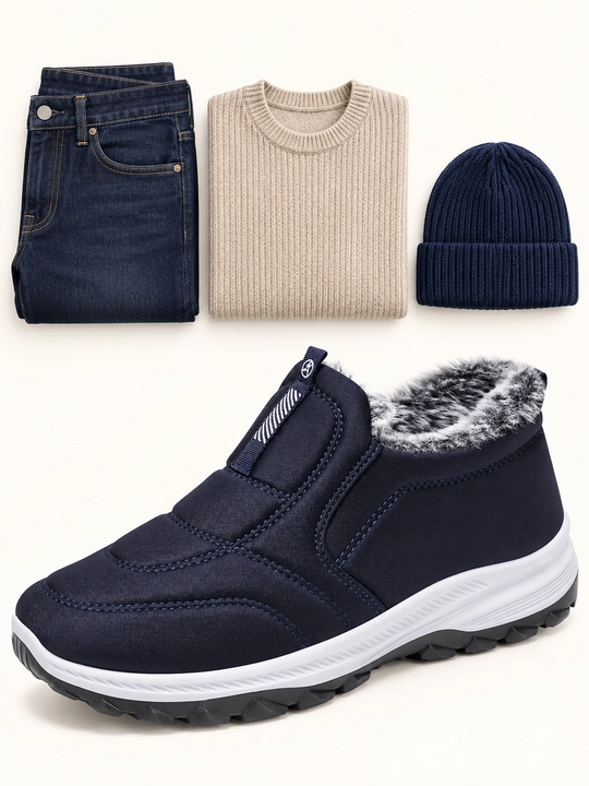 Erkaklar sliponlari DISHER FrostStep, qishki, issiq, 1 o’lcham katta oling
