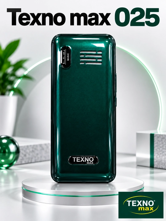 Texnomax 025 tugmali telefon — 2 ta SIM, yorqin ekran va qulay interfeys bilan