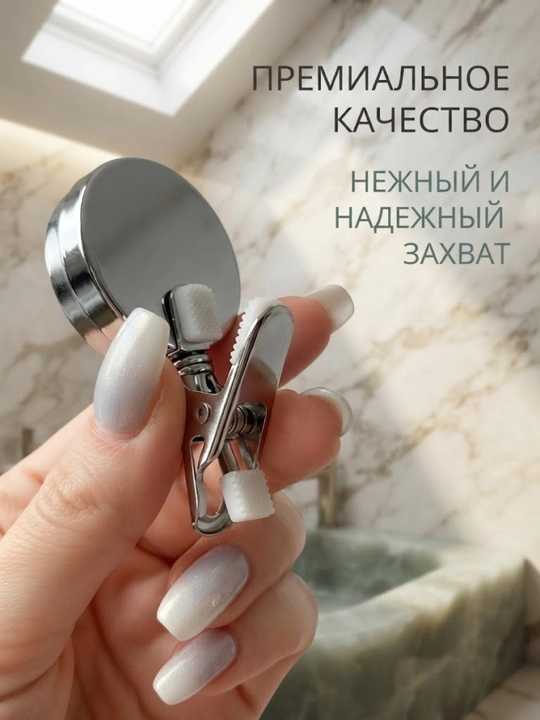 Sochiq uchun devorga yopishadigan avtotortiladigan ushlagich 65 sm