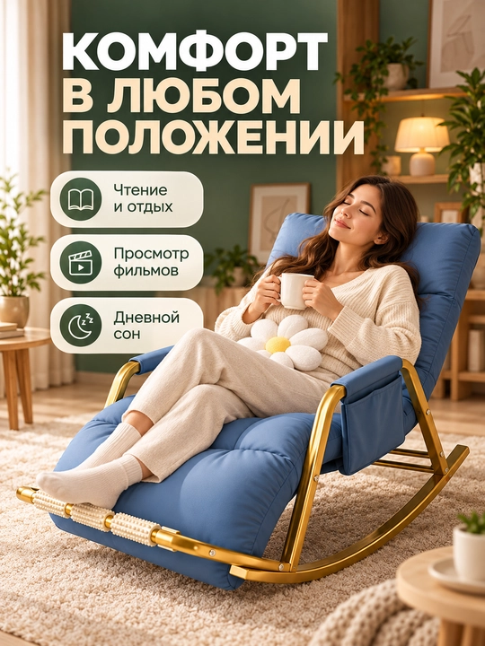 Кресло-качалка для сада и балкона