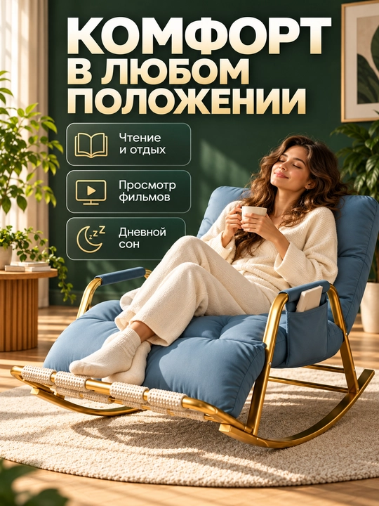 Кресло-качалка для сада и балкона