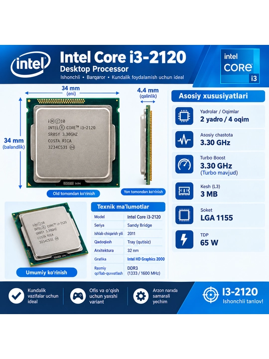 Процессор Intel Core i3-2120