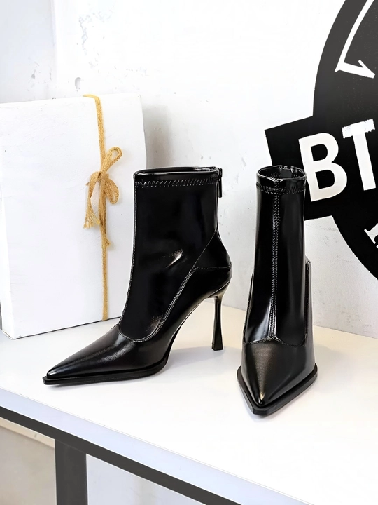 Женские полусапожки, женские сапоги, осенняя и зимняя обувь, ботильоны на каблуке, 35–41 - 