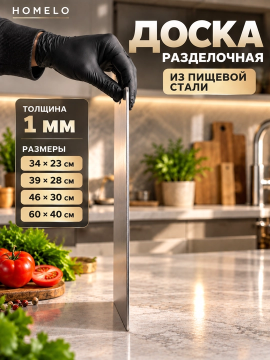 Разделочная доска, доска для кухни, доска из нержавеющей стали, металлическая разделочная
