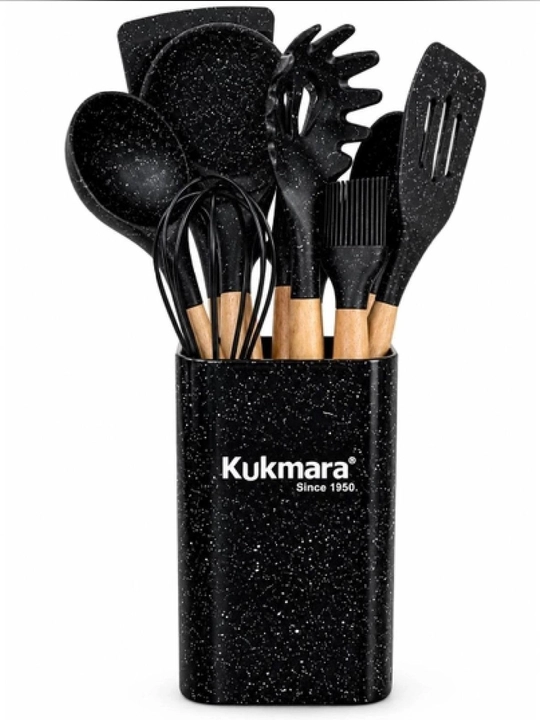 Kukmara — набор кухонных принадлежностей, 9 предметов, с подставкой (стаканом)