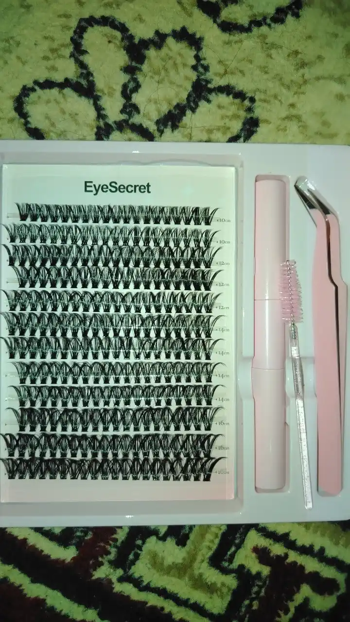 EyeSecret kiprik to‘plami – 240 dona, elim bilan, 3D+4D hajm, D egilish