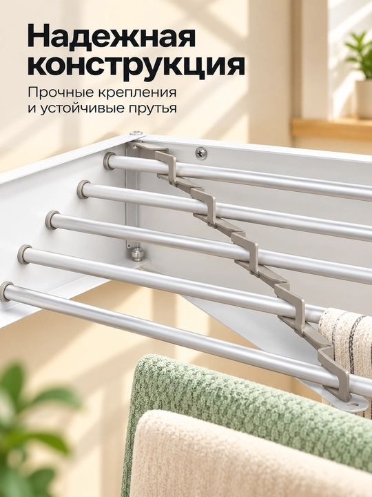 Сушилка для белья, сушилка на радиатор, складная сушилка, компактная сушилка для белья