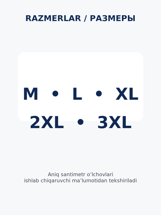 Erkaklar trikotaj futbolkasi, kalta yengli, baland yoqali, M–3XL