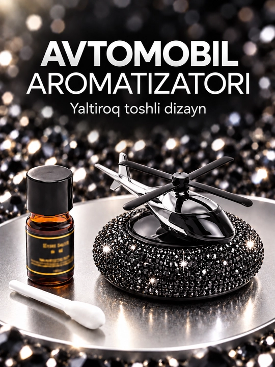 Avtomobil uchun havo yangilagichi – vertolyot shaklida, mashina uchun aromatizator - 