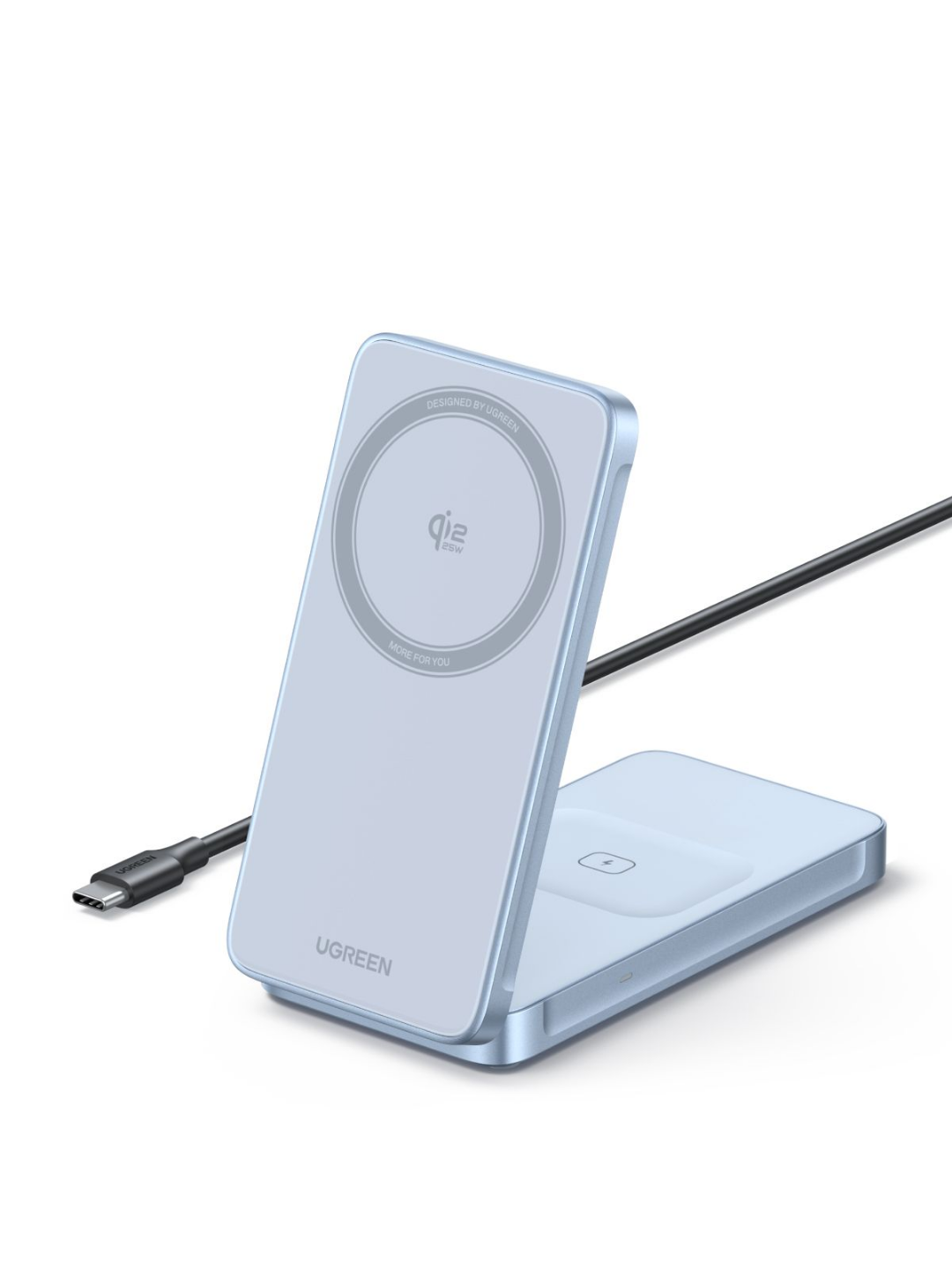 UGREEN Qi2 25Вт складная магнитная зарядная станция 2-в-1 W756 55963