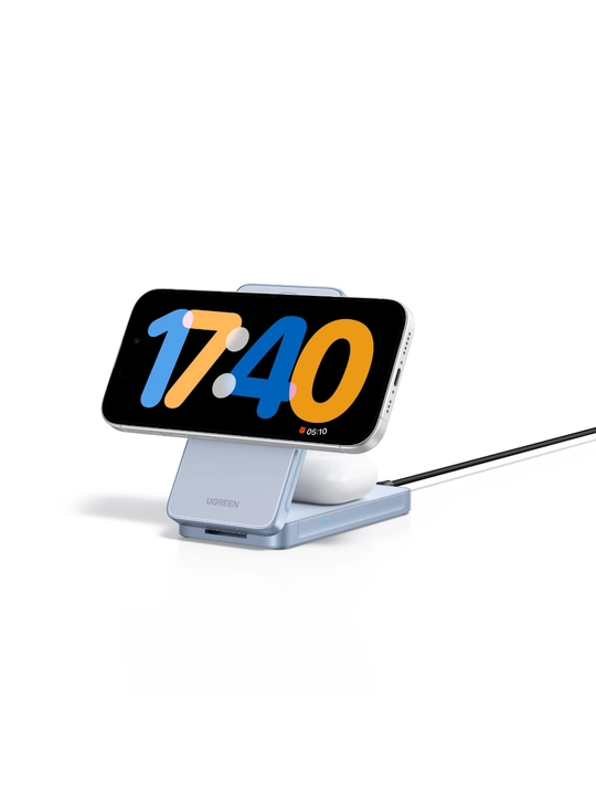 UGREEN Qi2 25Вт складная магнитная зарядная станция 2-в-1 W756 55963