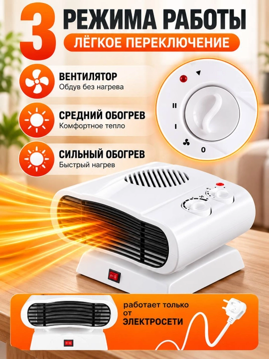 Elektr isitkich pech — ixcham va qulay xona isitgichi