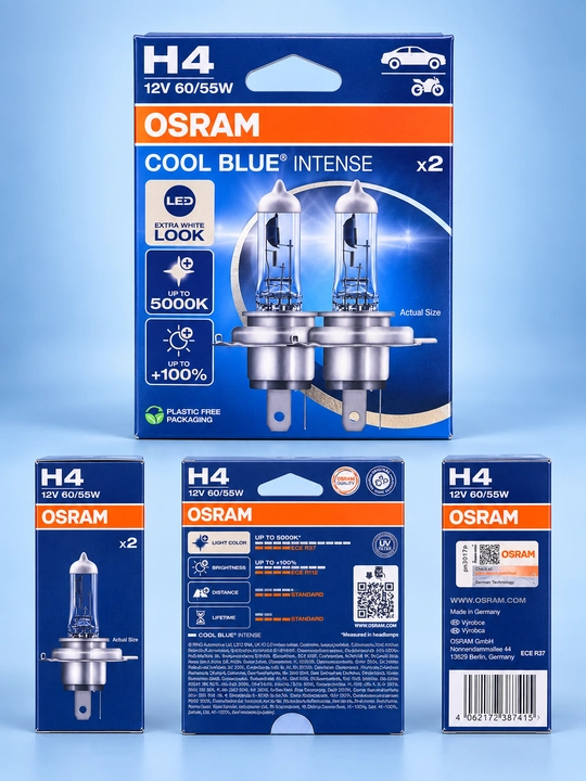 Osram lampochka, avto lampochka, lampchka. H4 . H4 osram 60/55. osram. led lampochkalar , - 