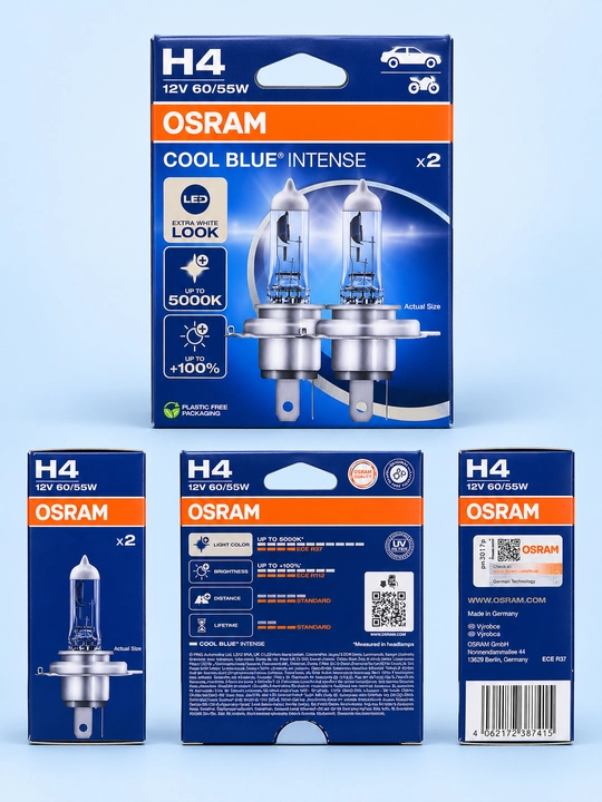 Osram lampochka, avto lampochka, lampchka. H4 . H4 osram 60/55. osram. led lampochkalar ,