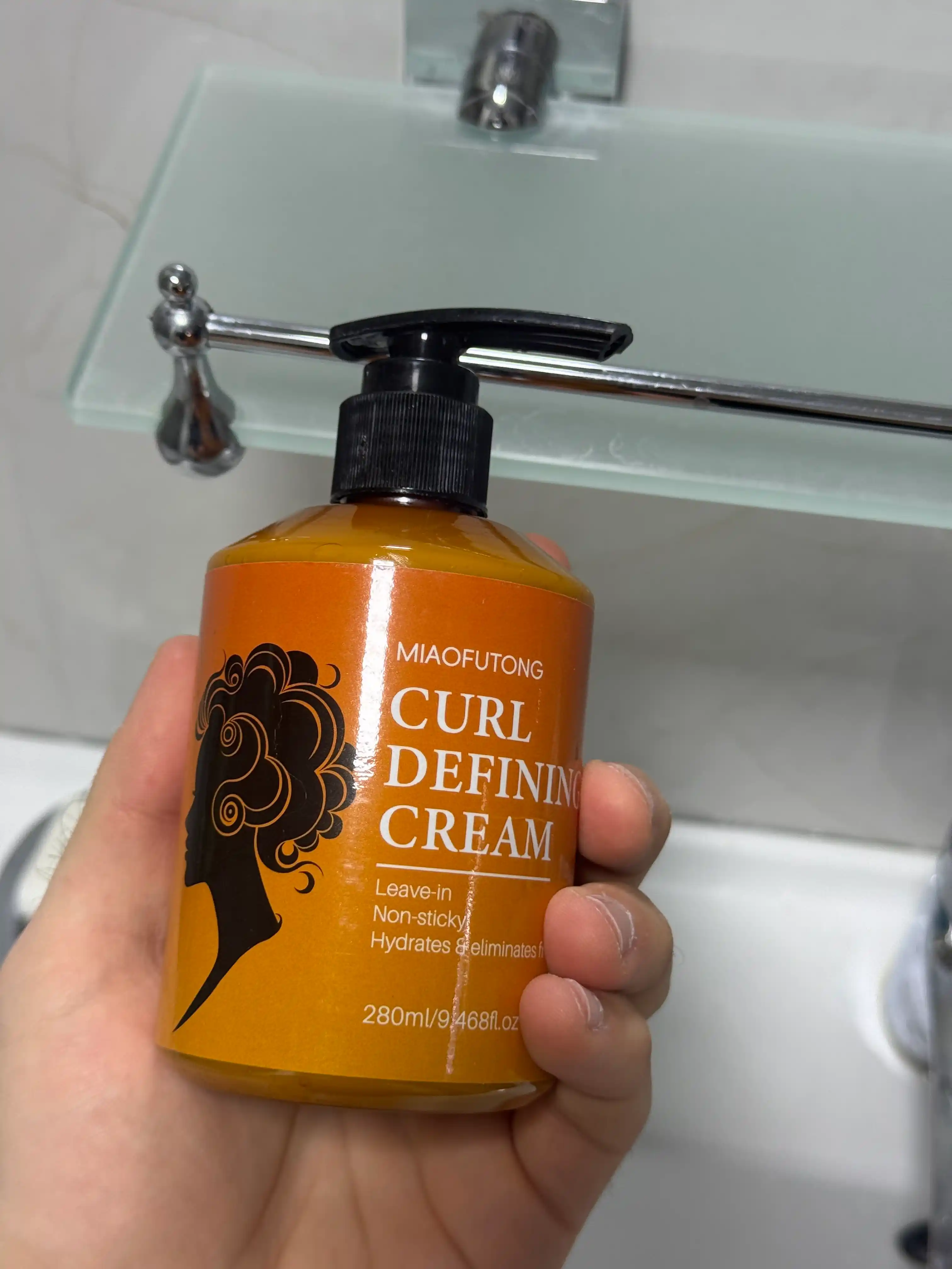Крем для кудрявых волос MIAOFUTONG Curl Defining Cream, несмываемый, 280 мл