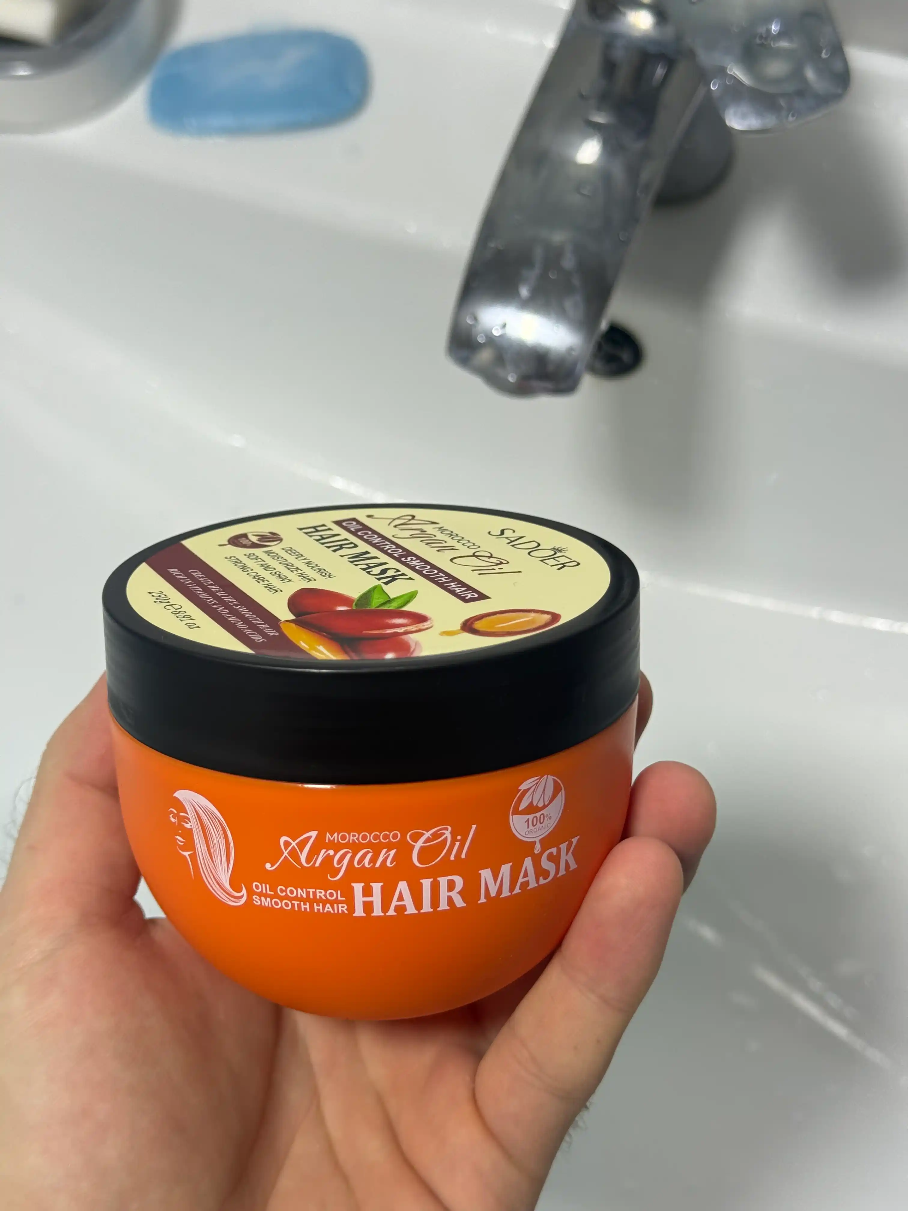 Маска для волос SADOER Argan Oil с аргановым маслом, увлажняющая, 250 г