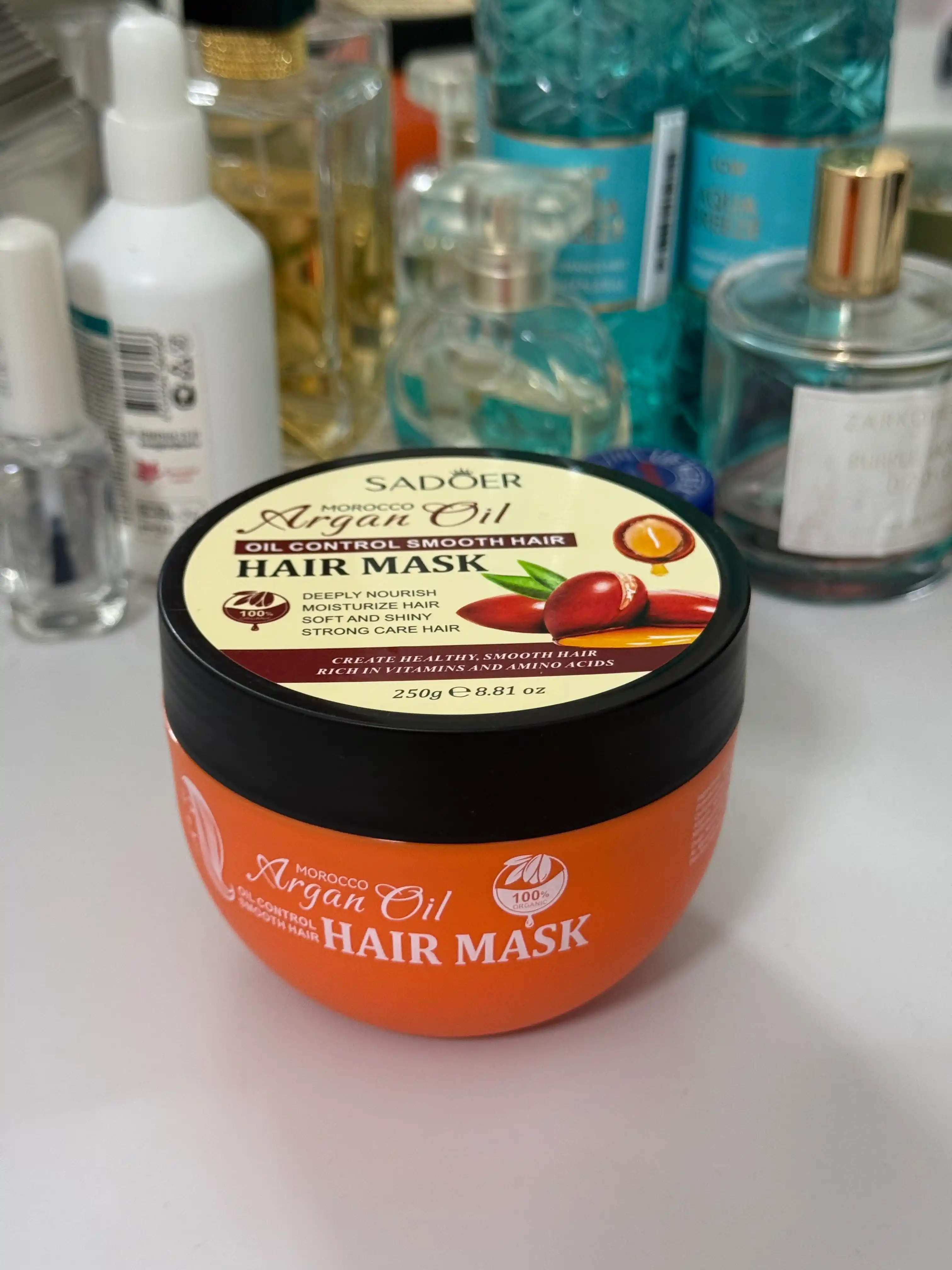 Маска для волос SADOER Argan Oil с аргановым маслом, увлажняющая, 250 г