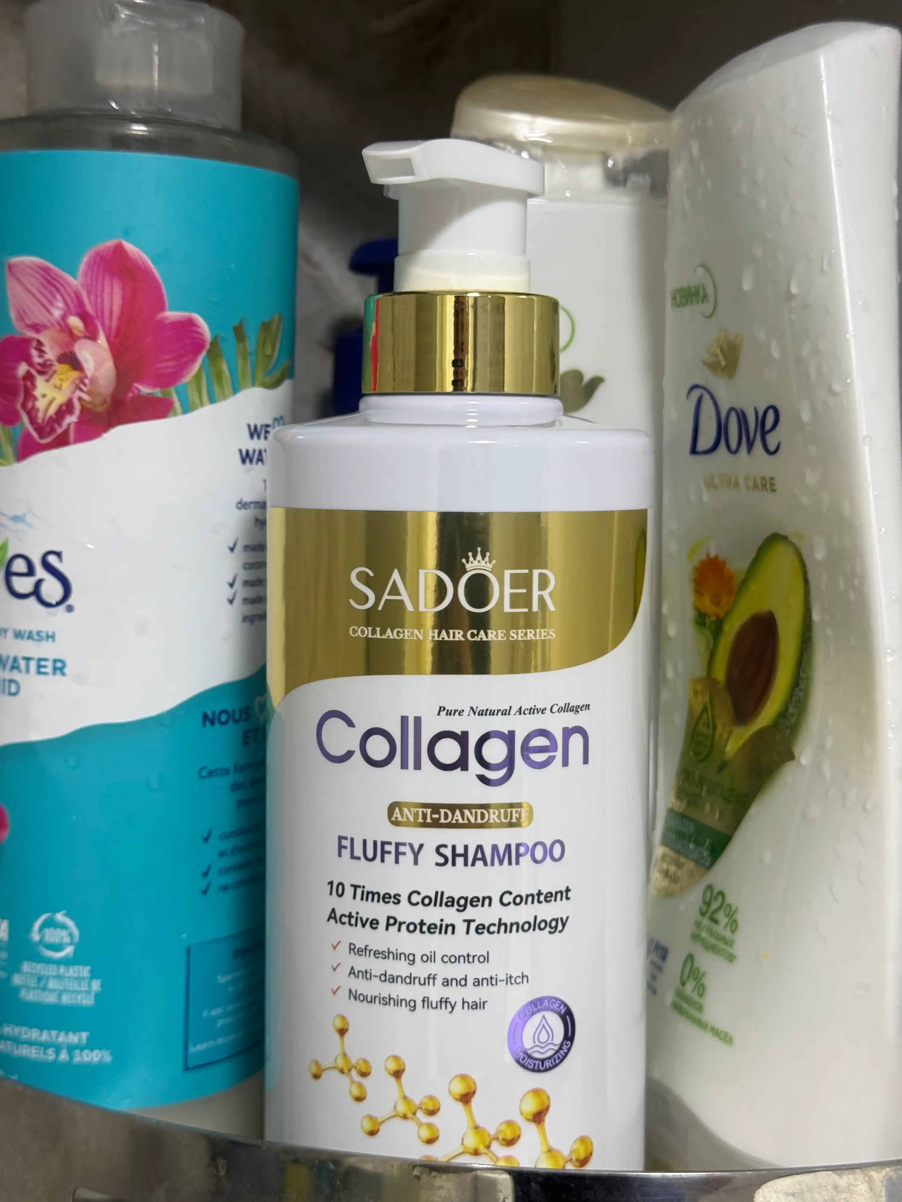 SADOER Collagen qazg‘oqqa qarshi dozatorli shampun, 500 ml