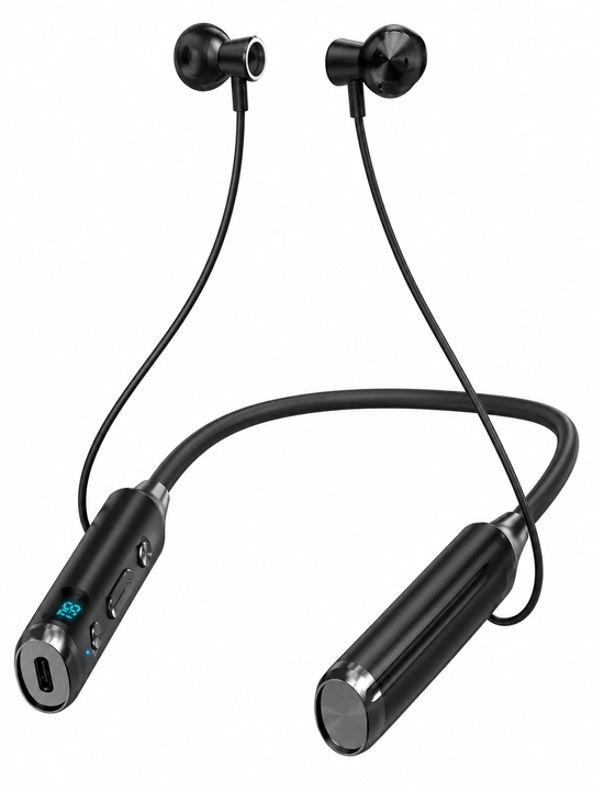Наушники BOROFONE BE64 , беспроводные Bluetooth, шейные спортивные, черные