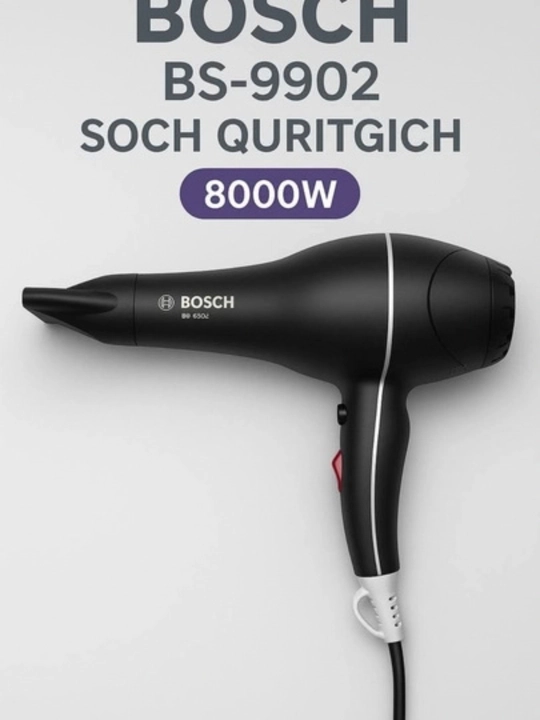 Professional soch quritgich BS-9900, quritish va turmaklash uchun
