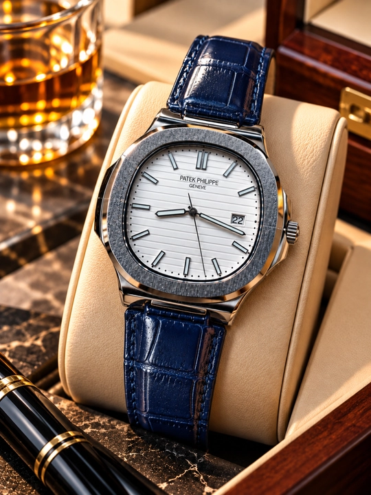 Мужские наручные часы Patek Philippe классические кварцевые - 