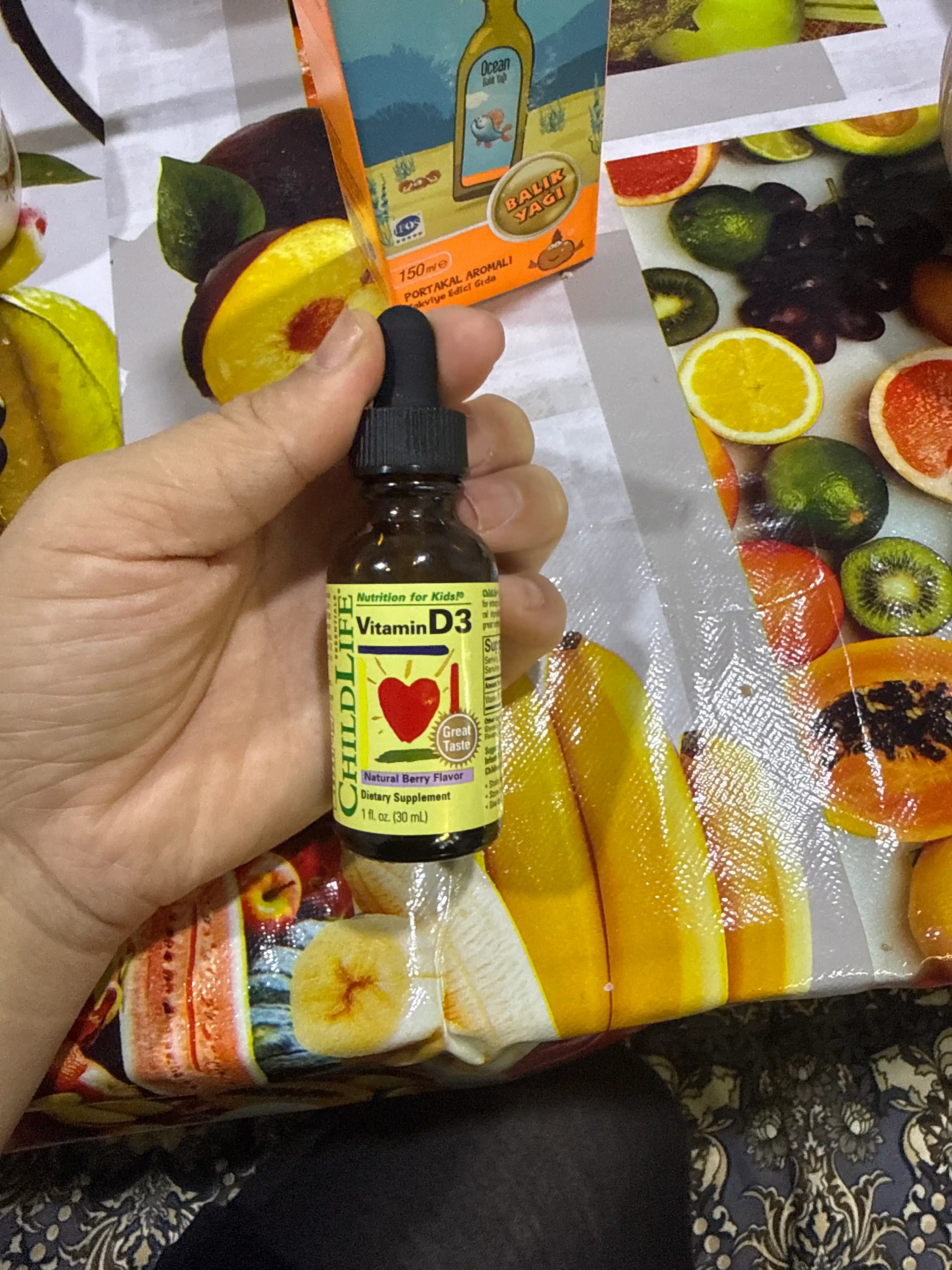ChildLife Essentials, Витамин D3, со вкусом натуральных ягод, 30 мл