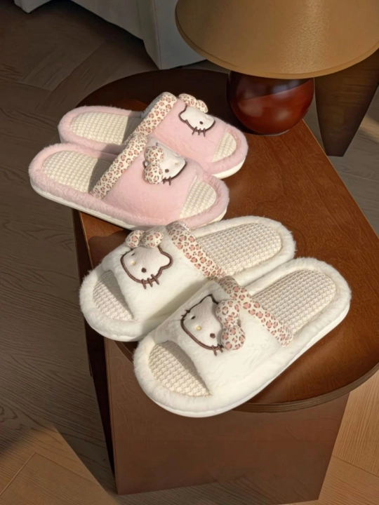 Ayollar va qizlar uchun uy shippaklari, hello kitty, Pinterest domashniylar, 36-40 - 