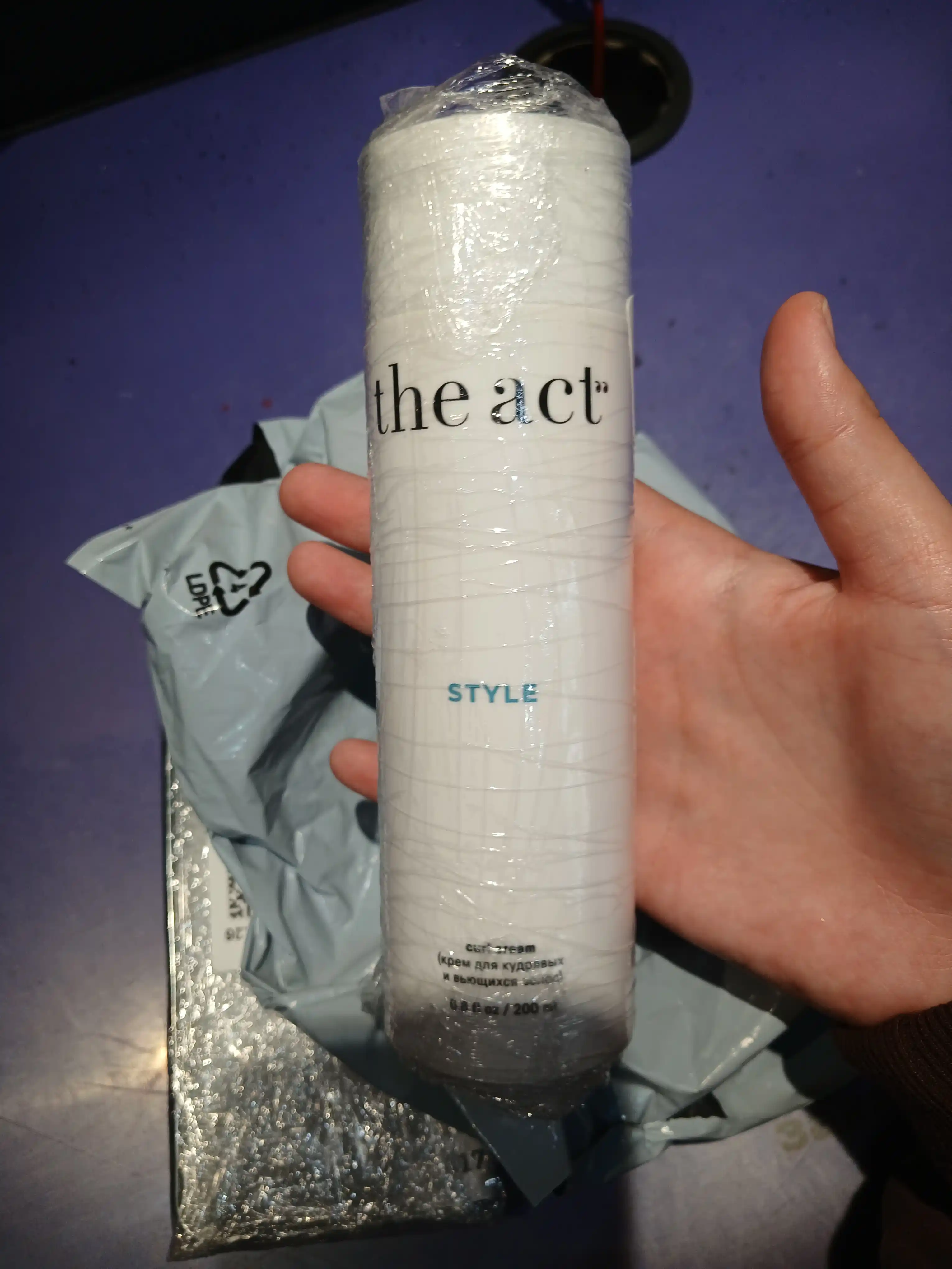Jingalak va jingalak sochlar uchun "Style" kremi, 200 ml
