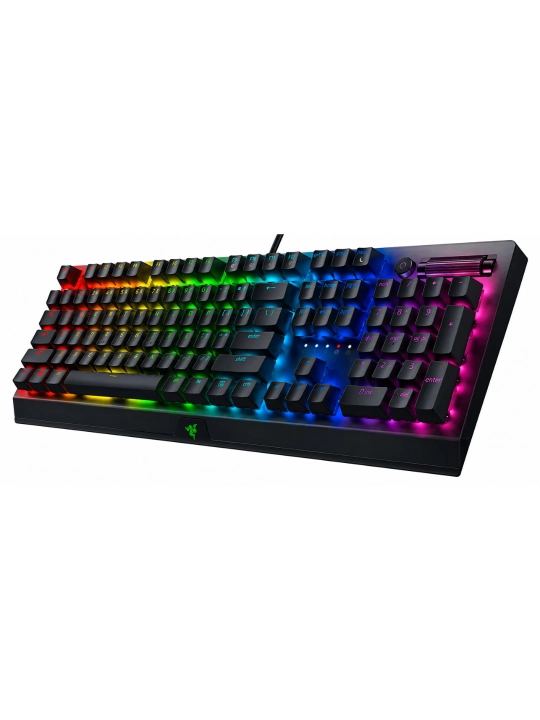 Механическая клавиатура Razer BlackWidow V3, Green Switch, RGB, полноразмерная