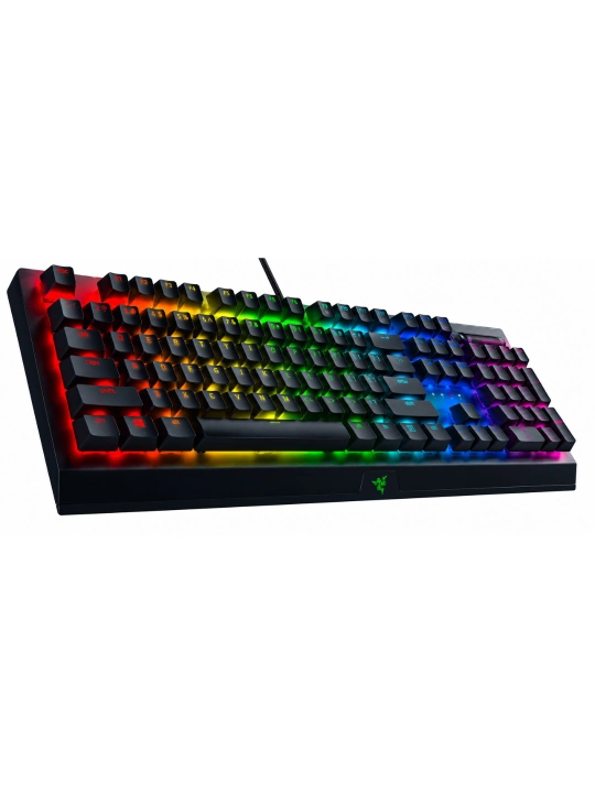 Механическая клавиатура Razer BlackWidow V3, Green Switch, RGB, полноразмерная