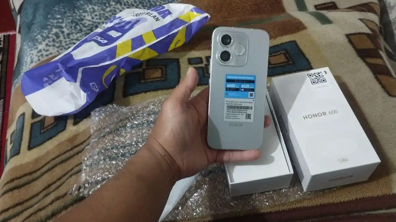 HONOR 600 Lite 5G zarbalarga chidamli smartfon, 8/256 GB