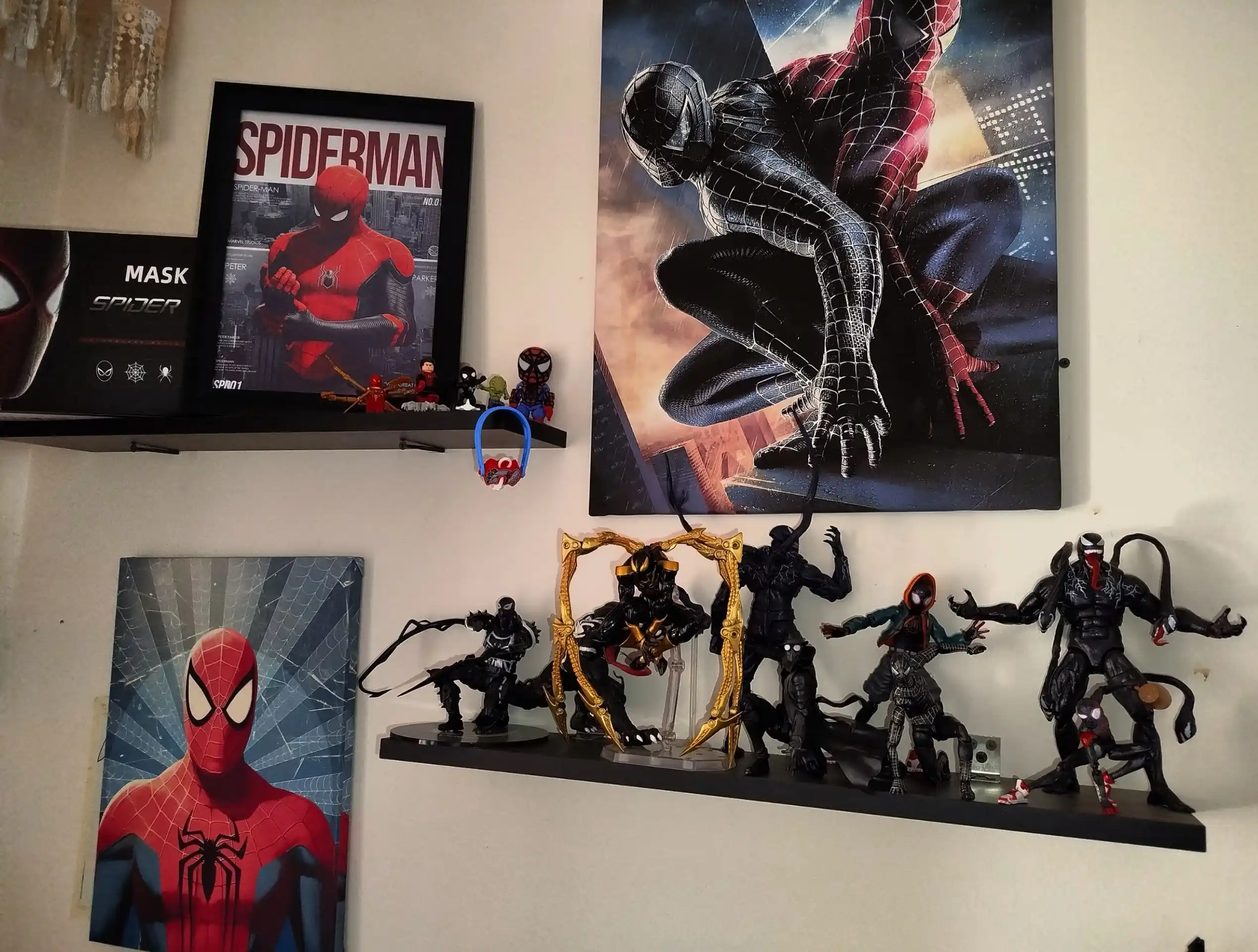 Постер-наклейка, формата A4, Spiderman