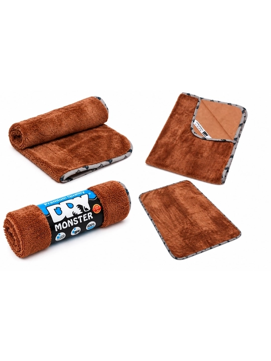 Микрофибра для сушки кузова Dry Monster, полотенце для машины, тряпка для мойки авто