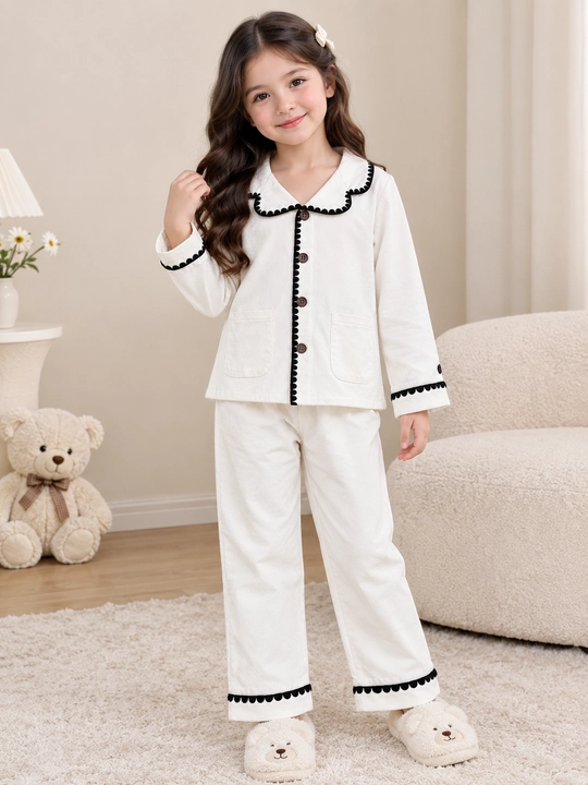 Qizlar uchun pijama,detskiy pijama,kuzgi pijama,100 foiz paxta,3 yoshdan 6 yoshgacha - 
