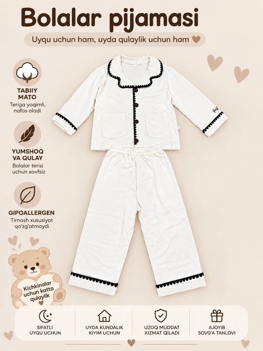 Qizlar uchun pijama,detskiy pijama,kuzgi pijama,100 foiz paxta,3 yoshdan 6 yoshgacha