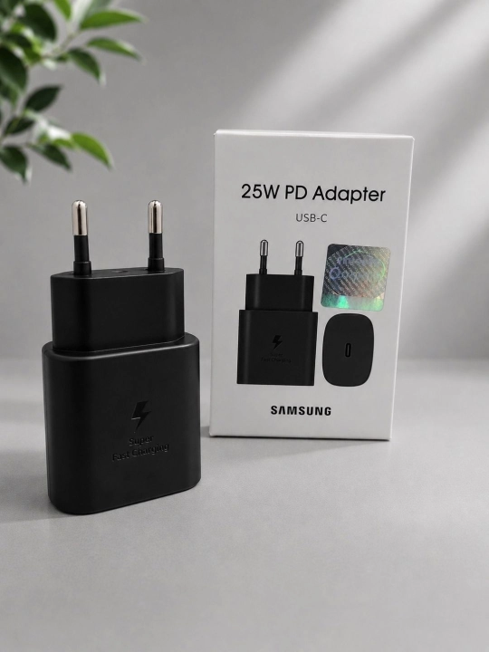 Samsung zaryadlovchi qurilma 25W Type-C,5A PD Fast Charger, Redmi Samsung va Android uchun - 