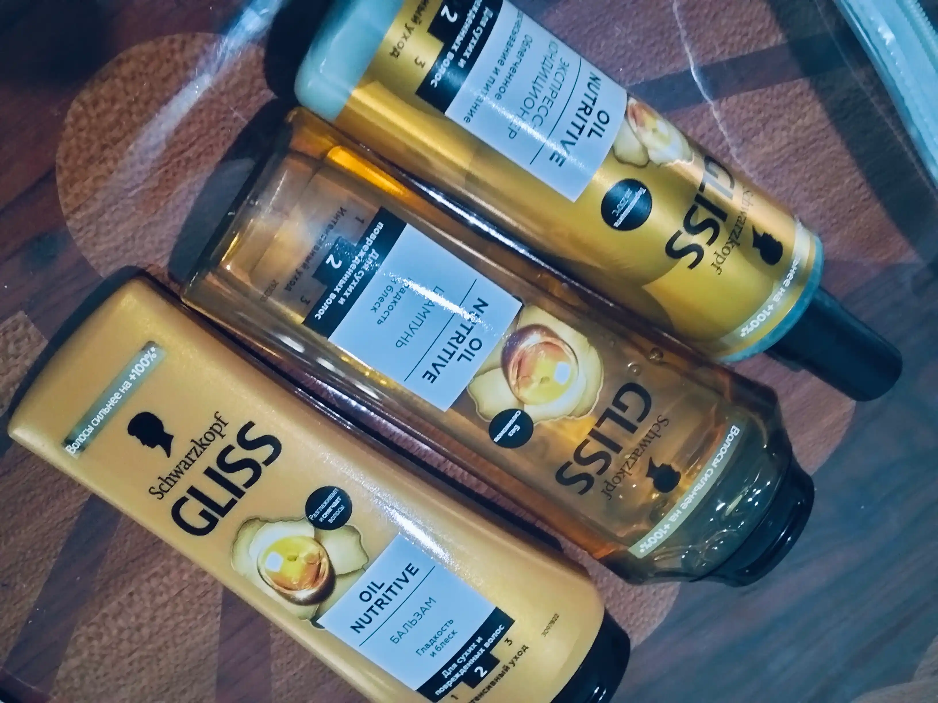 Набор для волос Gliss (шампунь, бальзам, кондиционер)