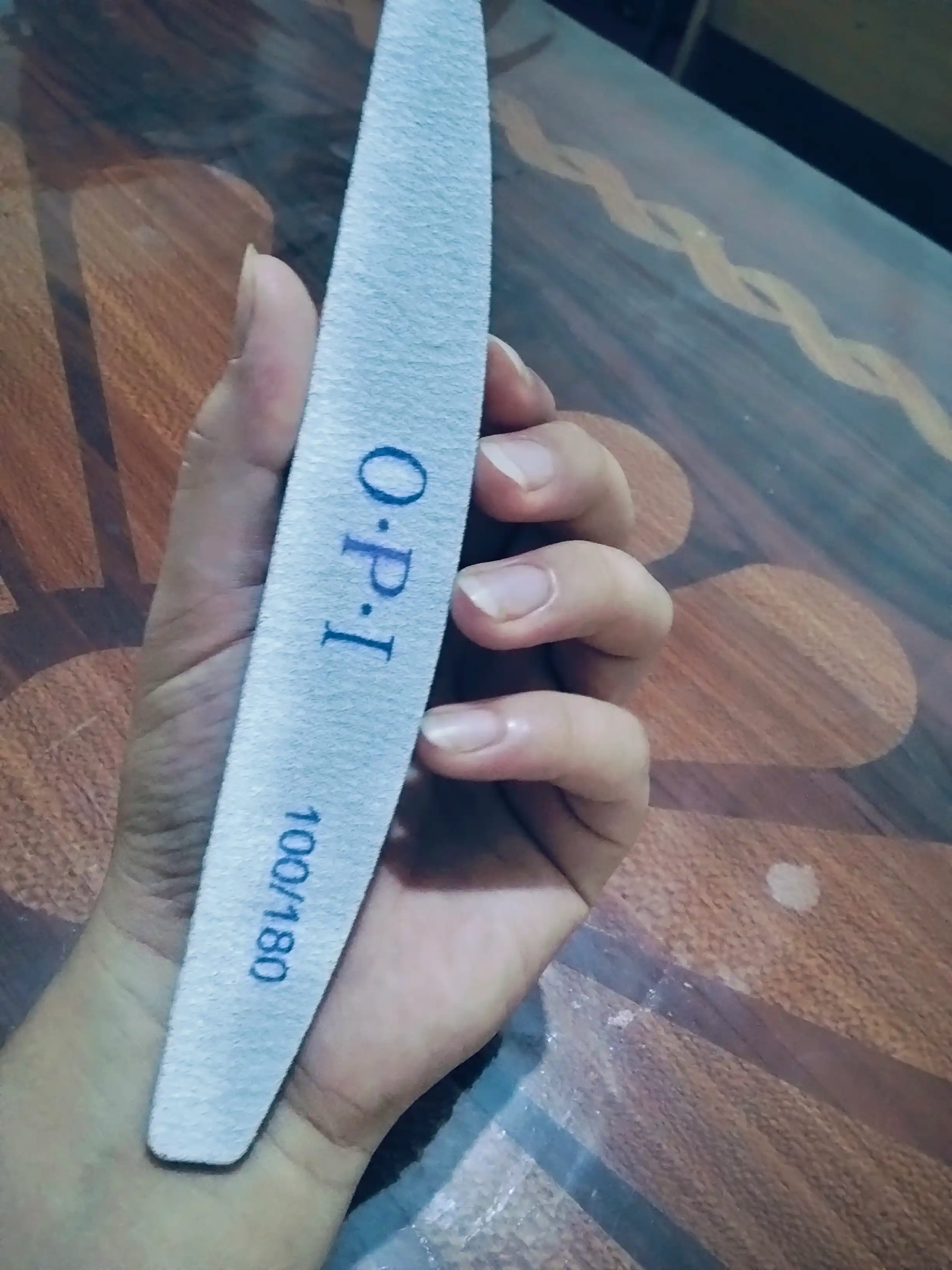 Пилка для ногтей OPI 100/180, 180/240, пилочка для маникюра и педикюра