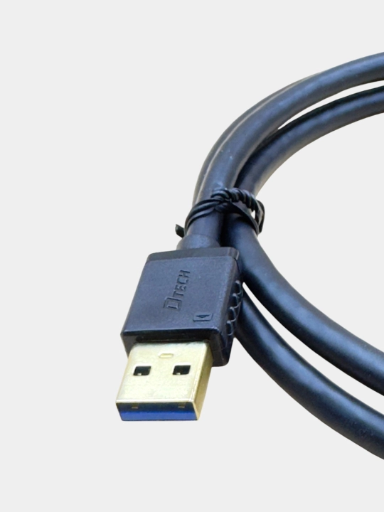 USB 2.0 toifa A erkak kabeli, uzatish tezligi 480 Mbit / s gacha, standart 2.0