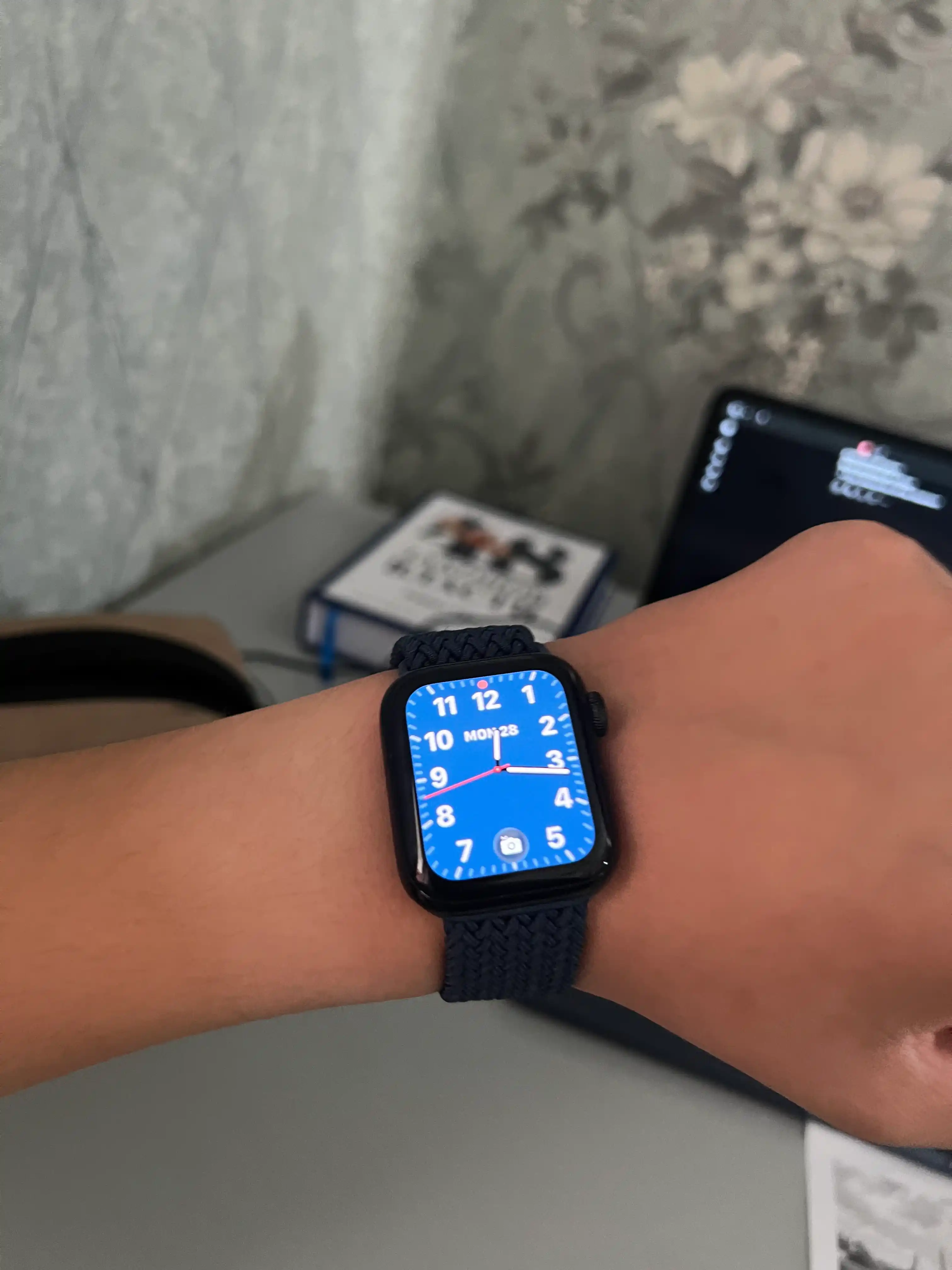 Apple Watch magnitli neylon elastik tasma 38-49 mm Series 3-9 SE/Ultra (Faqat tasma）