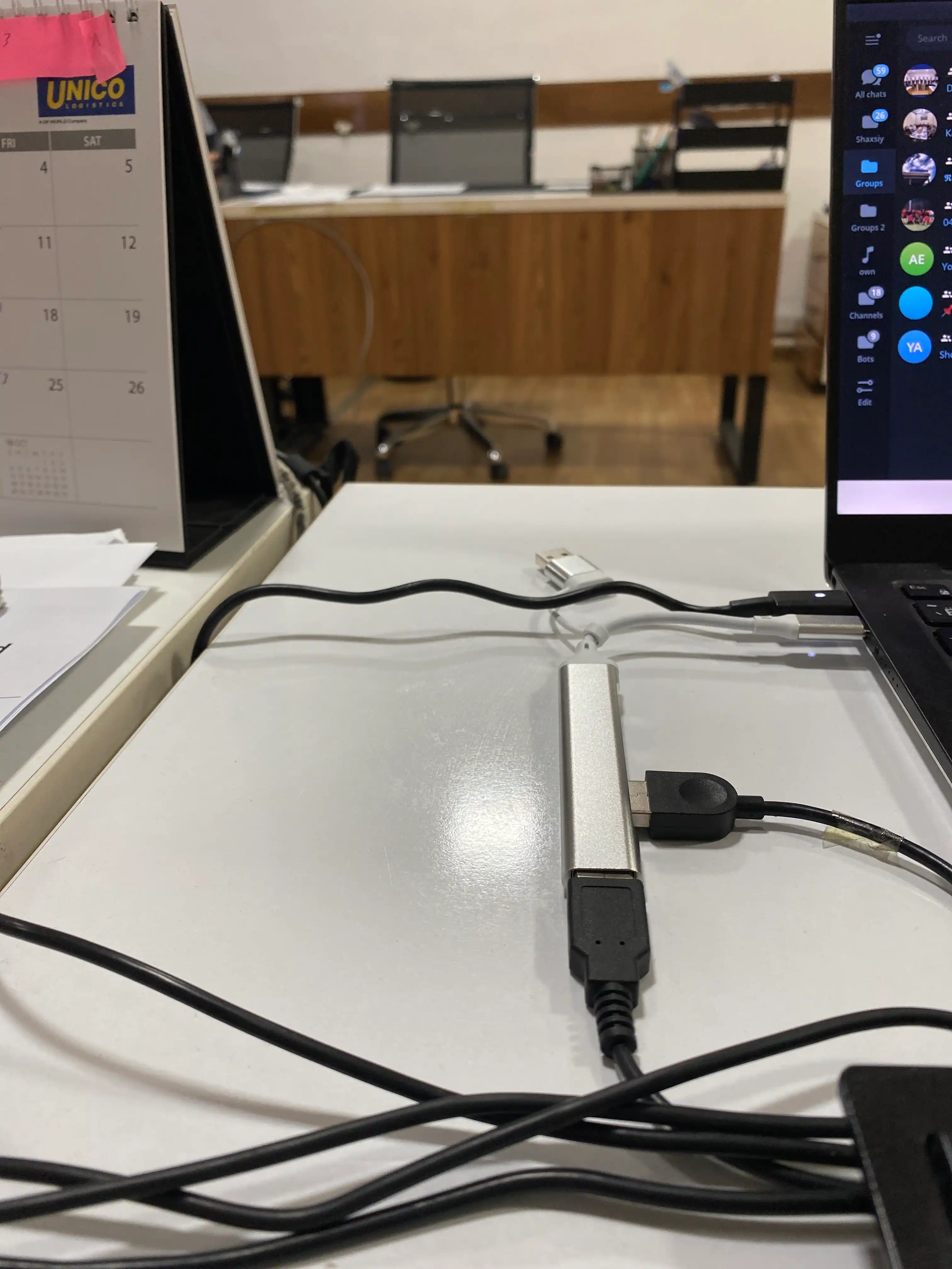 USB HUB 3.0 Type A+C 4 portli, USB hub adapteri