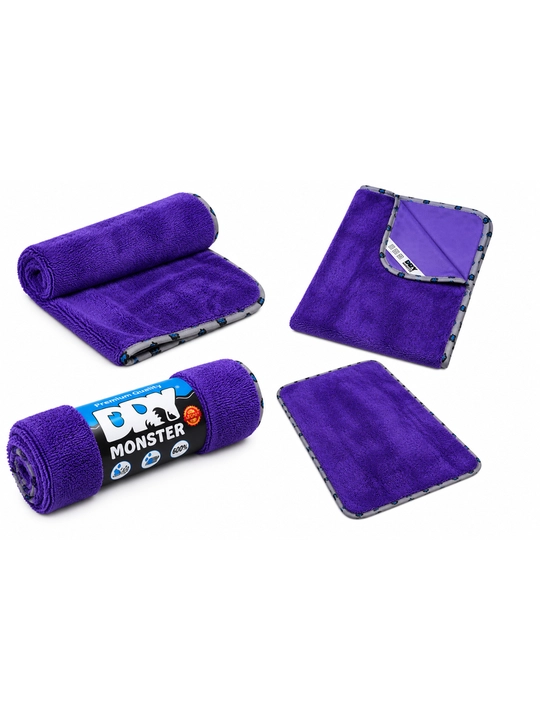 Микрофибра для сушки кузова Dry Monster, полотенце для машины, тряпка для мойки авто