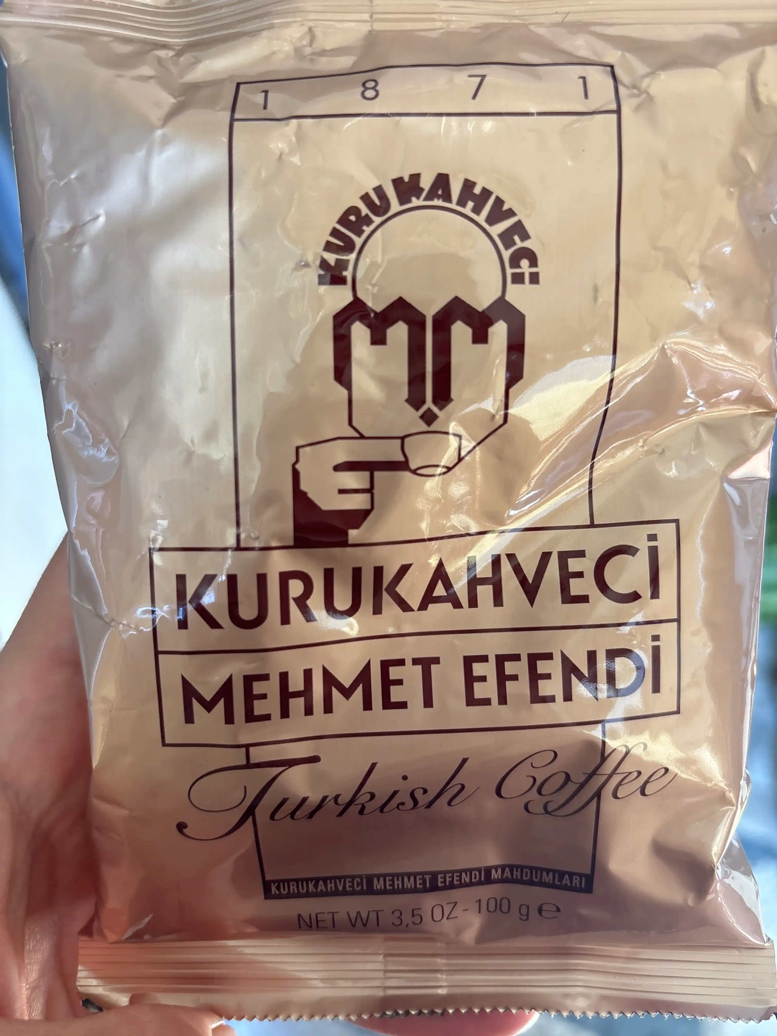 Maydalangan turk qahvasi Kurukahveci Mehmet Efendi