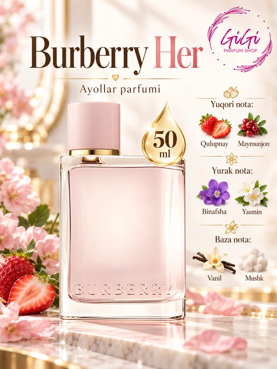 Burberry Goddess Intense, Her Intense, Her Burberry ayollar uchun , 100ml - 