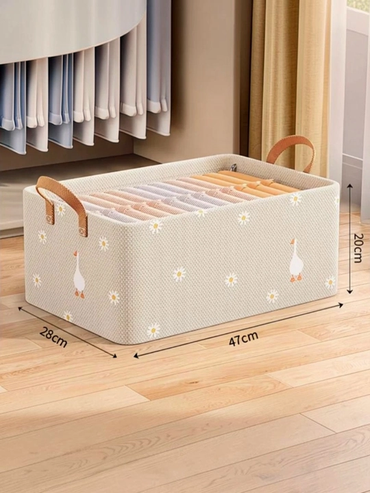 Kiyimlar uchun matoli organayzer 47×28×20 sm — shkaf va garderob uchun